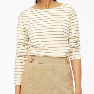 J. Crew Boatneck Striped Tee